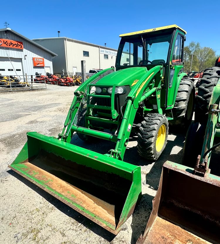 TRACTOR-LOADER-BACKHOE, JOHN DEERE 4120