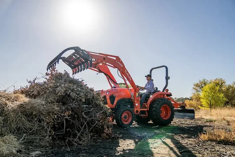 Performance-Matched Kubota-Built Front Loader Performance-Matched Kubota-Built Front Loader